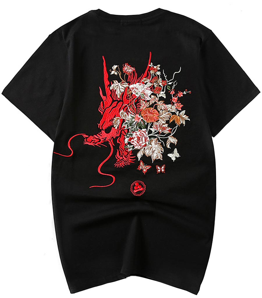 T-Shirt Dragon<br> Écarlate