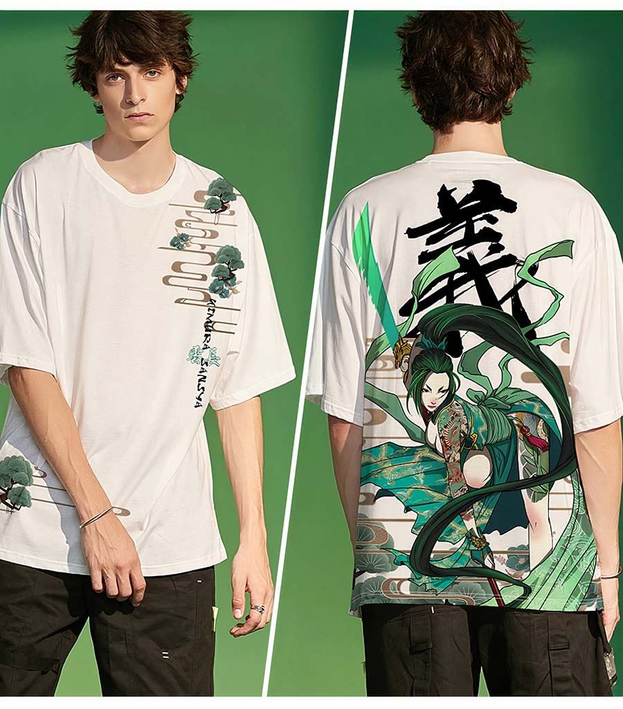 T-Shirt Dragon<br> Samouraï Tsukikage