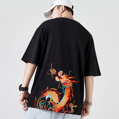 T-Shirt Dragon<br> Chinois Flamboyant