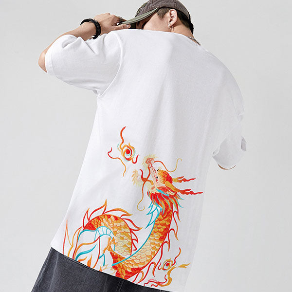 T-Shirt Dragon<br> Chinois Flamboyant