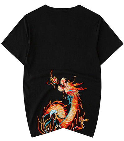 T-Shirt Dragon<br> Chinois Flamboyant