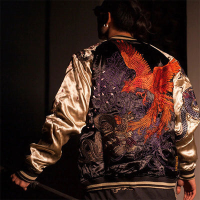 Veste Dragon<br> Baseball Vintage