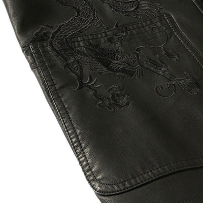 Veste Dragon<br> Cuir Japonais