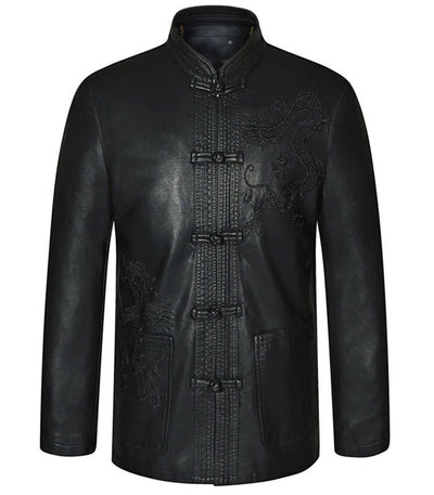 Veste Dragon<br> Cuir Japonais