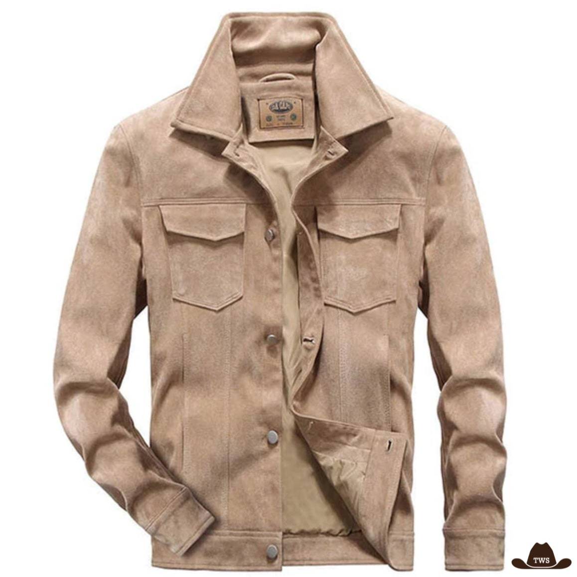 Veste de Cowboy Marron Homme