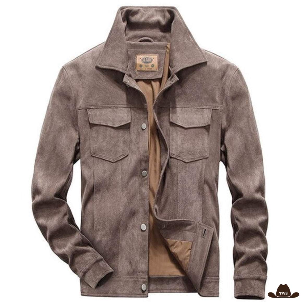 Veste de Cowboy Marron Homme