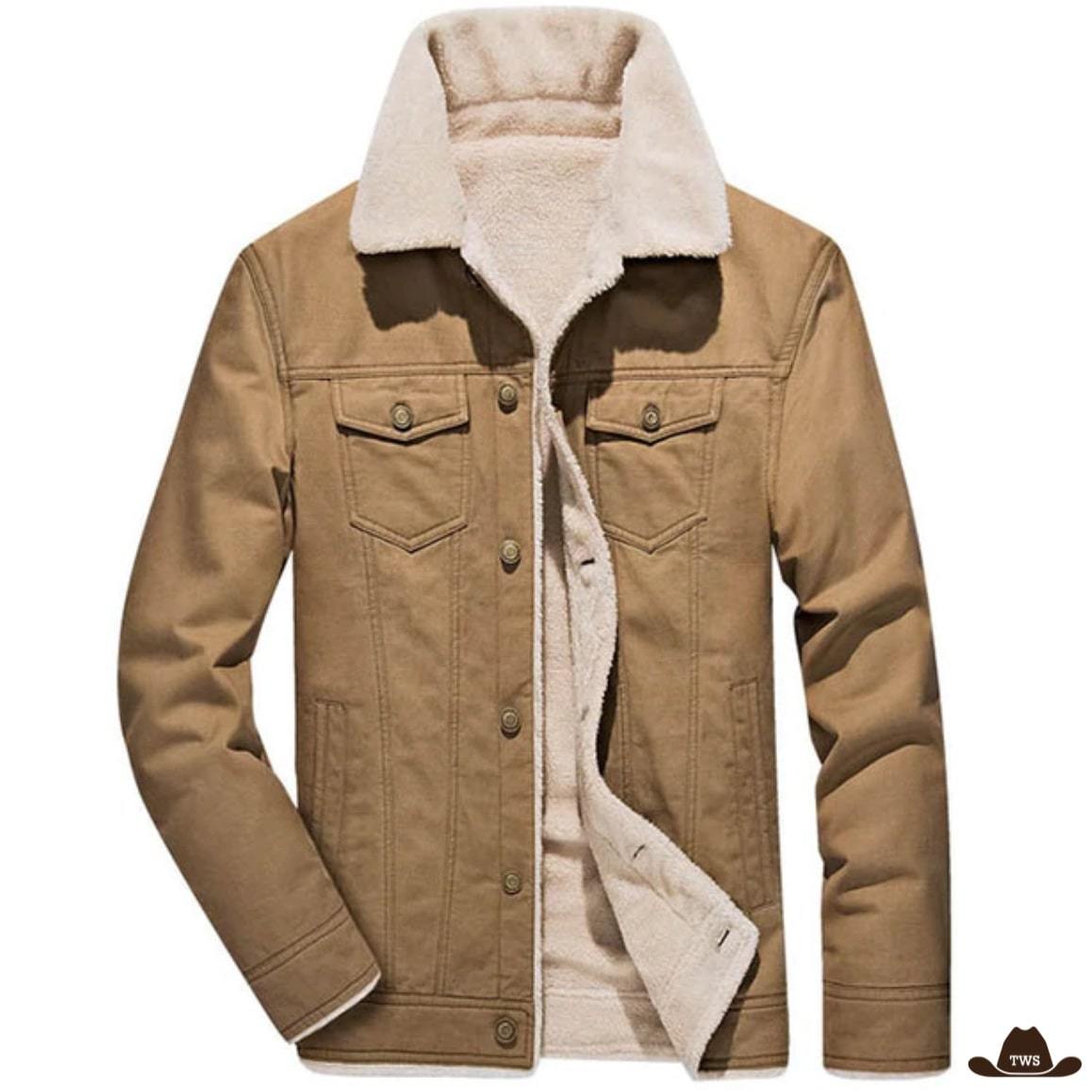 Veste Polaire Style Western Homme